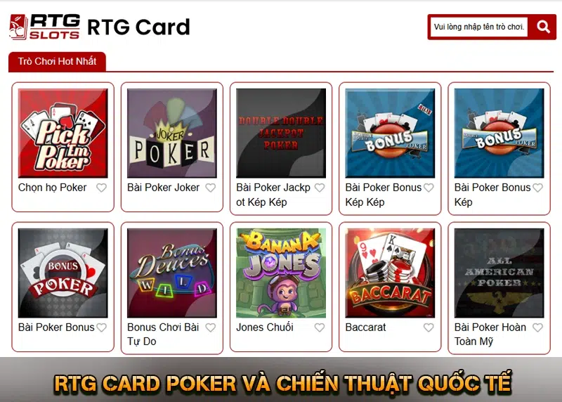 RTG Card poker