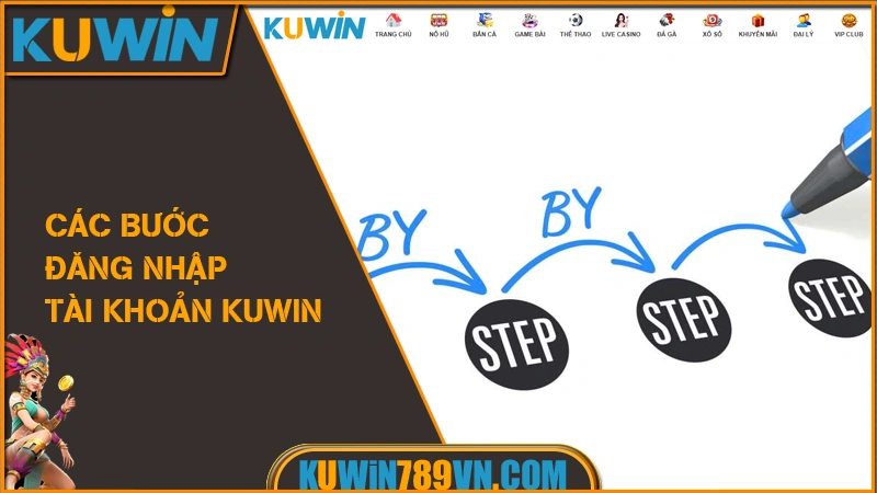 Đăng Nhập KUWIN - Vào Game Tức Thì, Nhận Ưu Đãi Ngay 8 Các bước đăng nhập tài khoản KUWIN